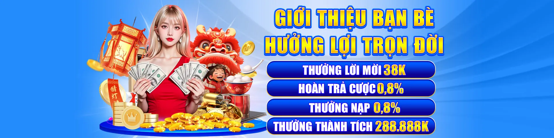 Banner ưu đãi mới nhất từ i88 chính thức với tiền thưởng và giải thưởng vàng